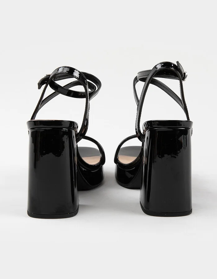SODA Faux Leather Womens Platform Heels - Image 4