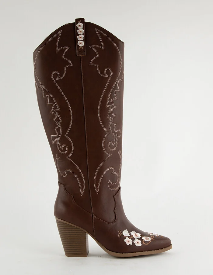 SODA Kaitlin Womens Tall Western Boots - Image 2