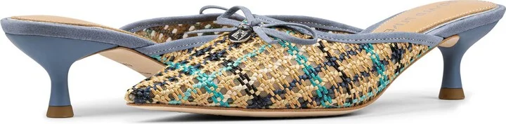 Soel Woven Raffia Bow Mule - Image 7