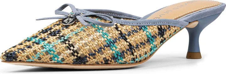 Soel Woven Raffia Bow Mule - Image 8