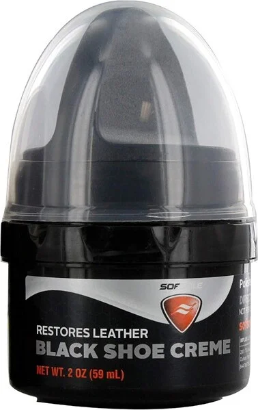Sof Sole 2 oz. Leather Restoration Shoe Creme - Black