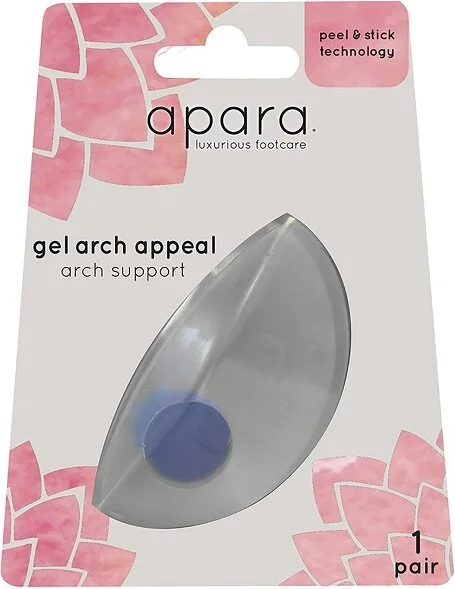 Sof Sole Apara Women's Gel Arch Appeal Support Shoe Insoles - Clear