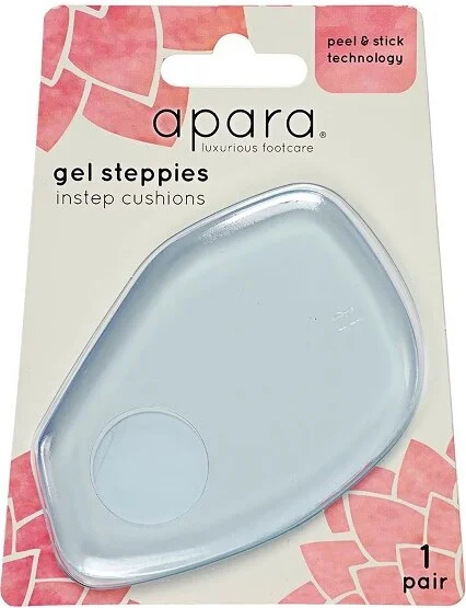 Sof Sole Apara Women's Gel Steppies Instep Cushions - Clear