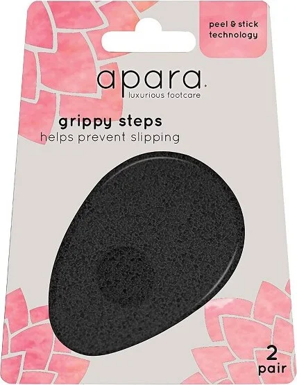 Sof Sole Apara Women's Grippy Steps Shoe Insoles 2-Pack - Black