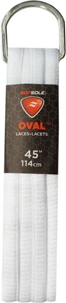 Sof Sole Athletic Oval Shoe Laces - 45" - White