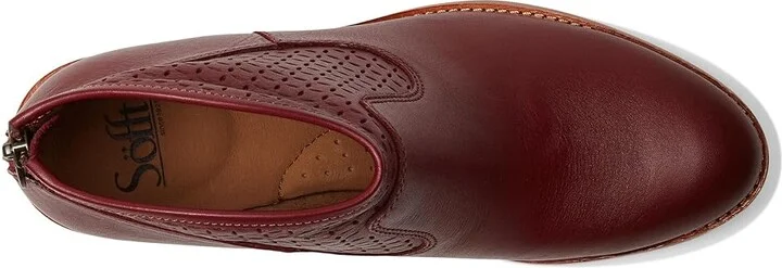 Sofft Aisley Perf Women's Boots Damasco Red : 8.5 M (B), Leather - Image 2