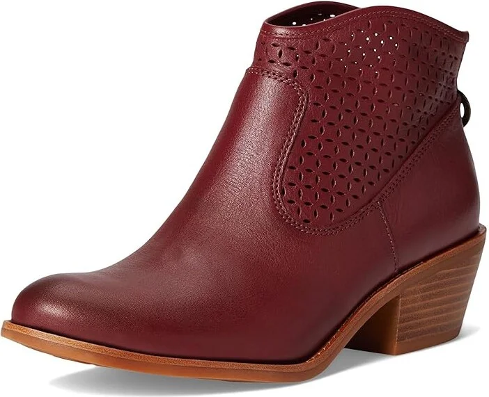 Sofft Aisley Perf Women's Boots Damasco Red : 8.5 M (B), Leather - Image 5