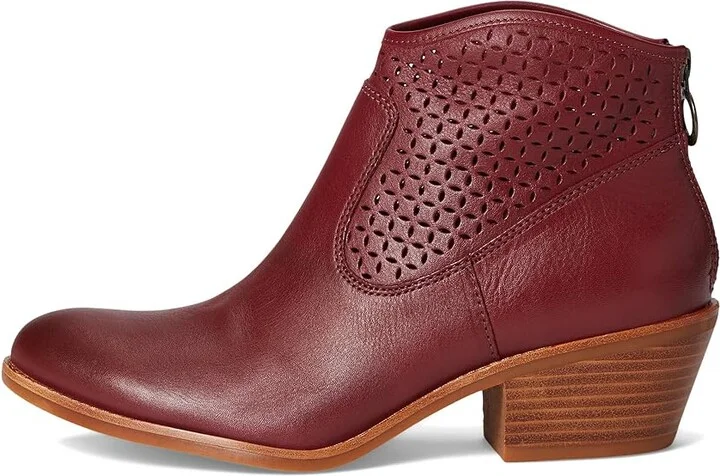 Sofft Aisley Perf Women's Boots Damasco Red : 8.5 M (B), Leather - Image 6