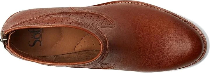 Sofft Aisley Perf Women's Boots Russet Brown : 11 M (B), Leather - Image 2