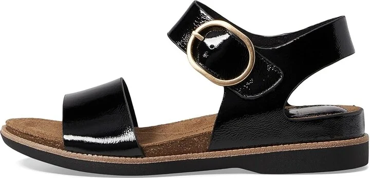 Sofft Bali Women's Sandals Black Crinkle Patent : 6.5 M (B), Leather - Image 5