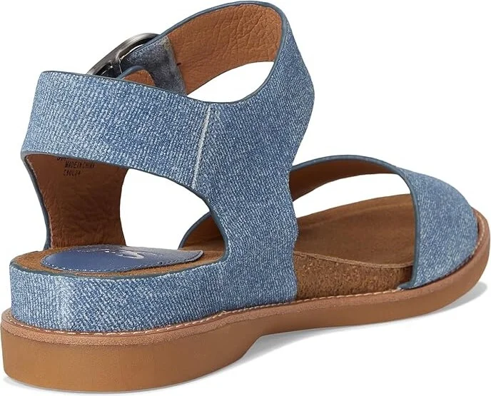 Sofft Bali Women's Sandals Denim Blue Suede : 6.5 M (B), Leather - Image 4
