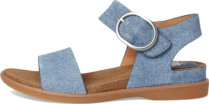 Sofft Bali Women's Sandals Denim Blue Suede : 6.5 M (B), Leather - Image 6