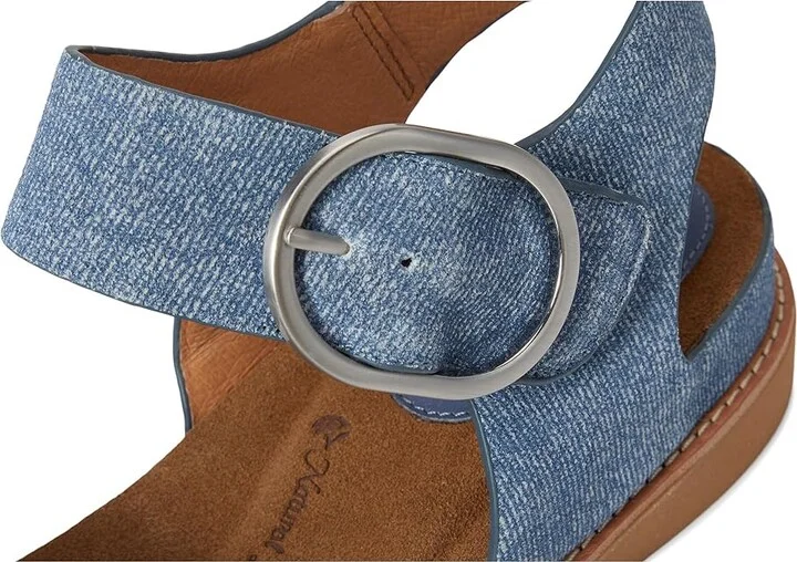 Sofft Bali Women's Sandals Denim Blue Suede : 6.5 M (B), Leather - Image 7