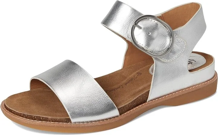 Sofft Bali Women's Sandals Silver Leather : 6 M (B) - Image 5