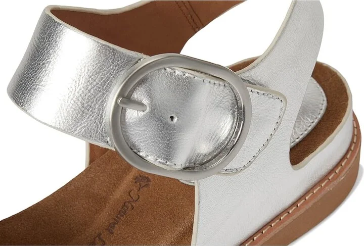 Sofft Bali Women's Sandals Silver Leather : 6 M (B) - Image 7