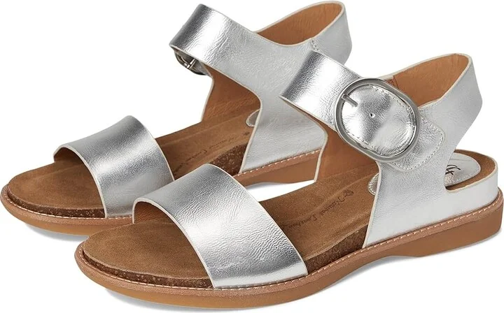 Sofft Bali Women's Sandals Silver Leather : 6 M (B)