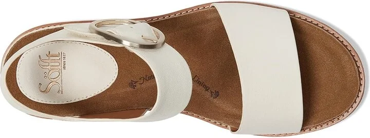Sofft Bali Women's Sandals True White : 10 M (B), Leather - Image 2