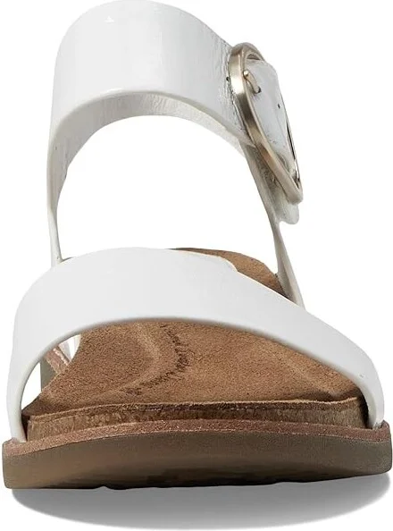 Sofft Bali Women's Sandals White Crinkle Patent : 6.5 M (B), Leather - Image 2