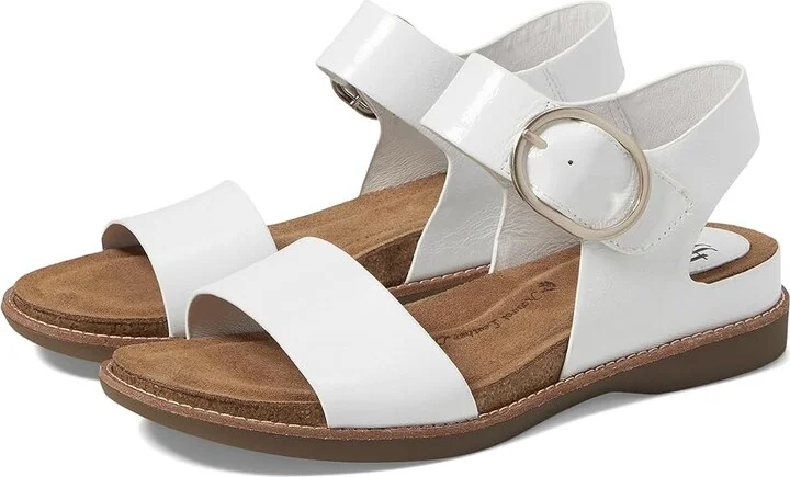 White Crinkle Patent