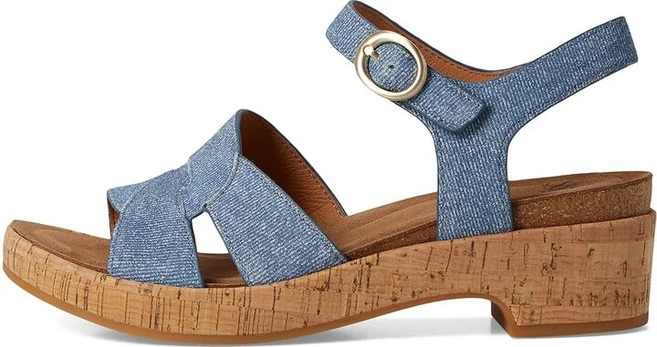 Sofft Capri Women's Dress Sandals Denim Blue : 8.5 M (B), Leather - Image 6