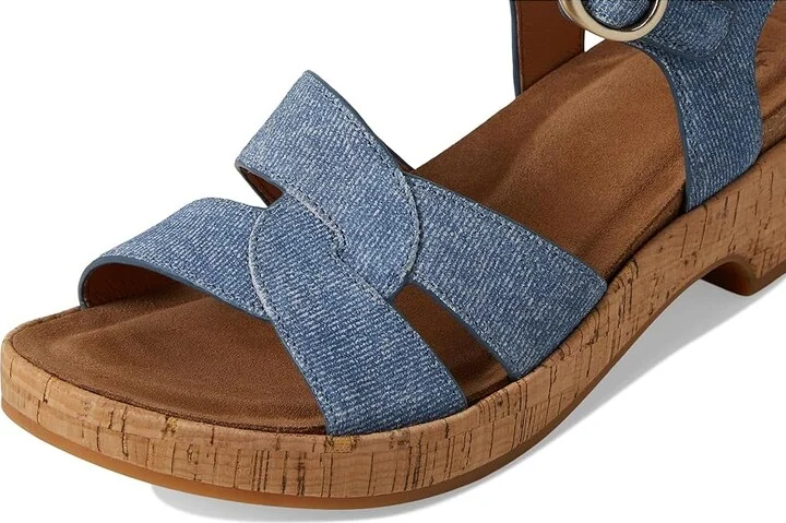 Sofft Capri Women's Dress Sandals Denim Blue : 8.5 M (B), Leather - Image 7