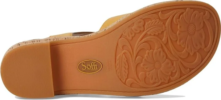 Sofft Capri Women's Dress Sandals Sunshine Yellow : 9.5 M (B), Leather - Image 3