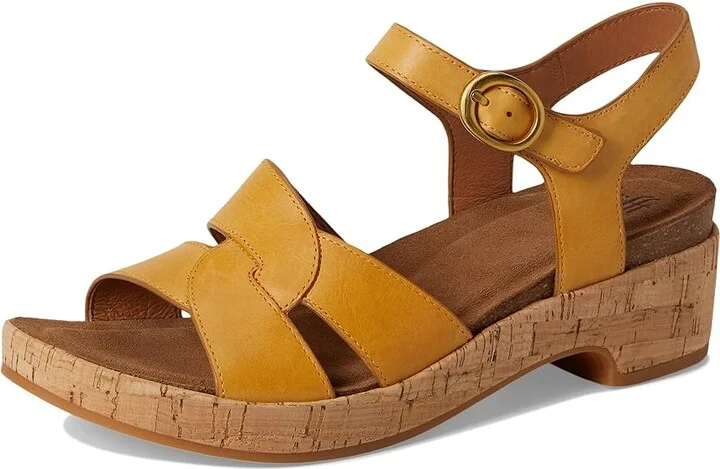 Sofft Capri Women's Dress Sandals Sunshine Yellow : 9.5 M (B), Leather - Image 5