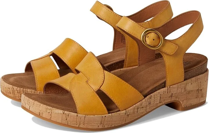 Sofft Capri Women's Dress Sandals Sunshine Yellow : 9.5 M (B), Leather