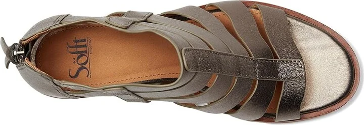 Sofft Carmen Women's Sandals Dark Pewter : 9.5 M (B), Leather - Image 2