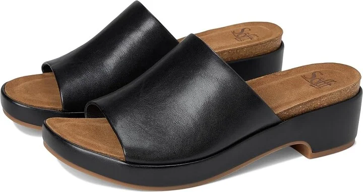 Sofft Cass Women's Sandals Black Leather : 9 M (B)