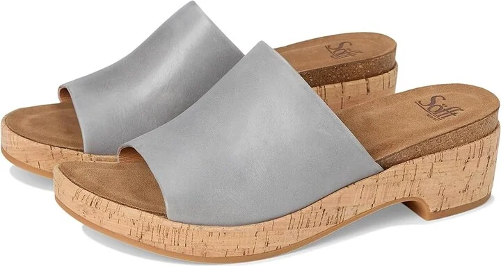 Sofft Cass Women's Sandals Chambray : 9.5 M (B), Leather