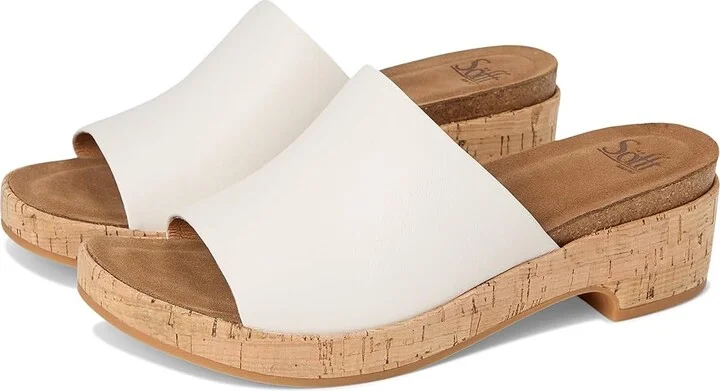 Sofft Cass Women's Sandals Off-White : 11 M (B), Leather