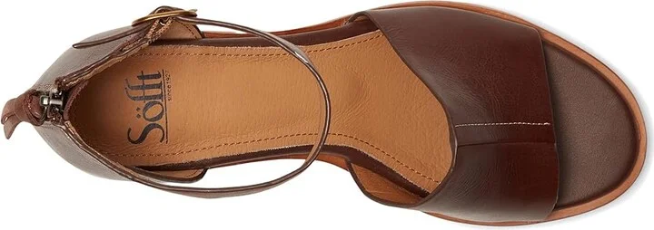 Sofft Colby Women's Sandals Cocoa Brown : 10 M (B), Leather - Image 2
