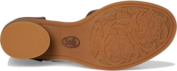 Sofft Colby Women's Sandals Cocoa Brown : 10 M (B), Leather - Image 3