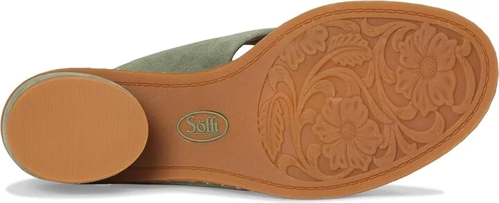 Sofft Crystal Women's Sandals Green : 8.5 M (B), Leather - Image 3