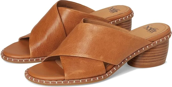 Sofft Crystal Women's Sandals Luggage : 9.5 M (B), Leather