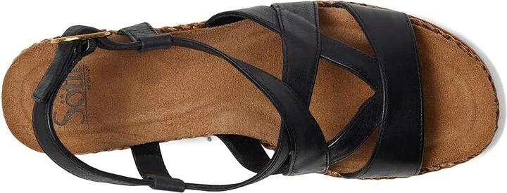 Sofft Devyn Women's Sandals Black Leather : 7.5 M (B) - Image 2