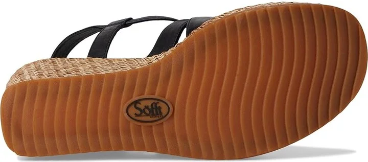 Sofft Devyn Women's Sandals Black Leather : 7.5 M (B) - Image 3