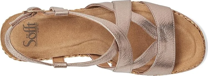 Sofft Devyn Women's Sandals Light Bronze : 7 M (B), Leather - Image 2