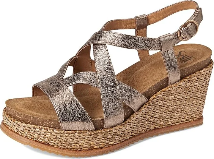 Sofft Devyn Women's Sandals Light Bronze : 7 M (B), Leather - Image 5