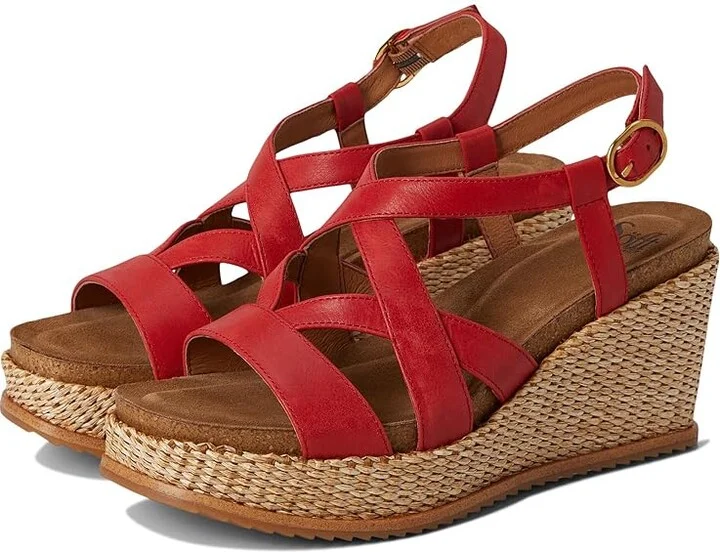 Sofft Devyn Women's Sandals Red-Coral : 10 M (B), Leather