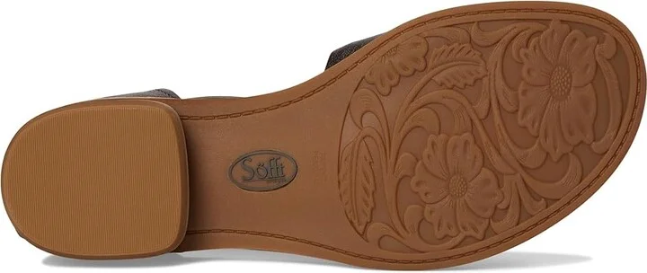 Sofft Faxyn Women's Sandals Dark Pewter : 9 M (B), Leather - Image 3