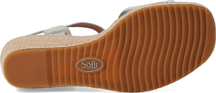 Sofft Inez Women's Sandals Light Platino : 9 M (B), Leather - Image 3
