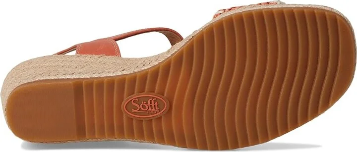 Sofft Inez Women's Sandals Papaya : 9.5 M (B), Leather - Image 3