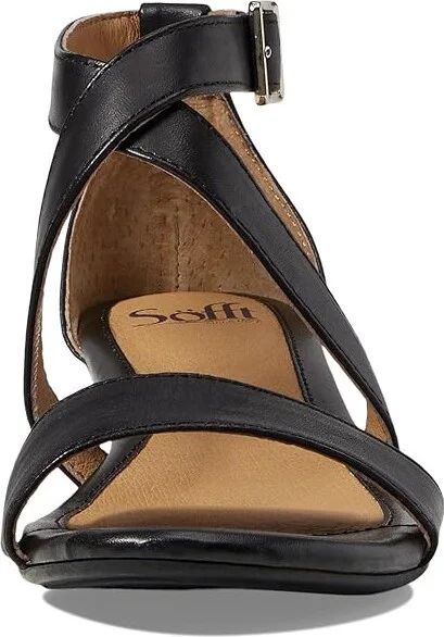 Sofft Innis Women's Wedge Shoes Black Talco : 6 M (B), Leather - Image 3