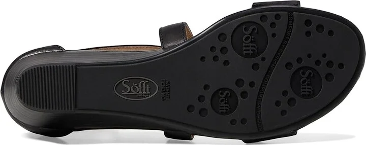 Sofft Innis Women's Wedge Shoes Black Talco : 6 M (B), Leather - Image 4