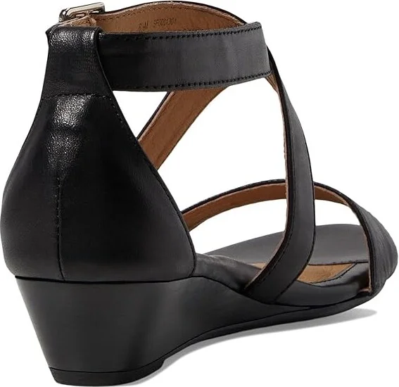 Sofft Innis Women's Wedge Shoes Black Talco : 6 M (B), Leather - Image 5