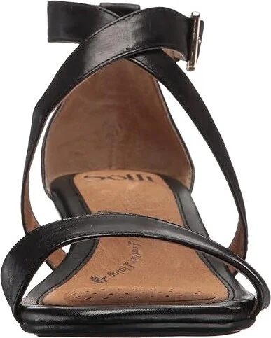 Sofft Innis Women's Wedge Shoes Black Talco : 6 M (B), Leather - Image 6