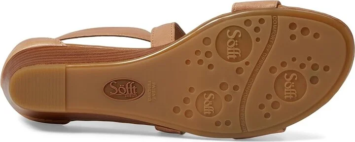 Sofft Innis Women's Wedge Shoes Desert Sand Talco : 6 M (B), Leather - Image 4