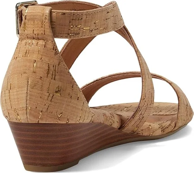 Sofft Innis Women's Wedge Shoes Gold/Natural Cork : 6 M (B), Synthetic - Image 5